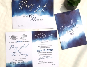 Phân loại nội dung khi in thiệp cưới