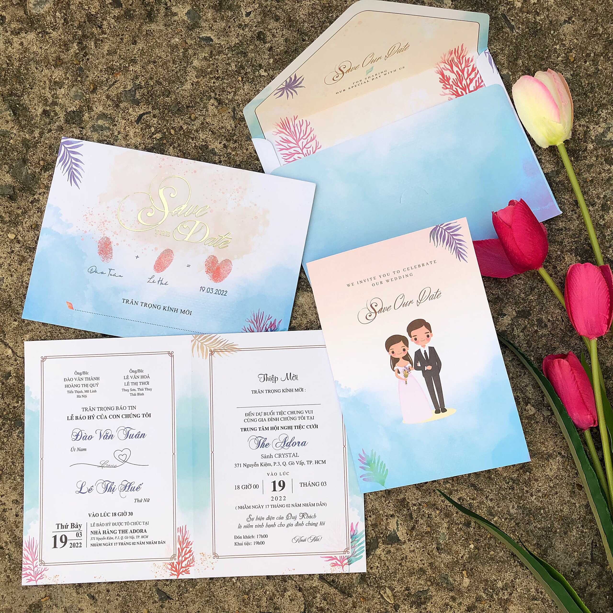 Thiệp cưới 2k tại in thiệp cưới miền Tây